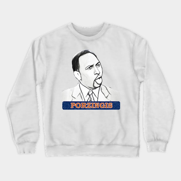 Porzingis Crewneck Sweatshirt by redrock_bball